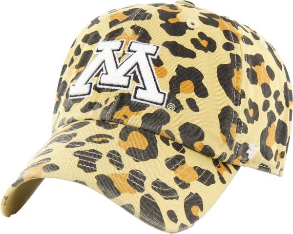 ‘47 Minnesota Golden Gophers Gold Cheetah Clean Up Adjustable Hat product image