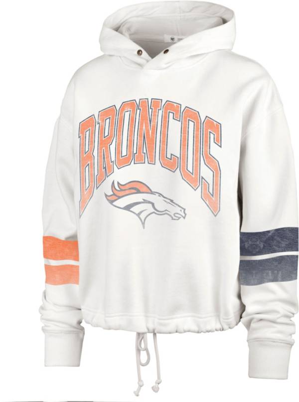 '47 Women's Denver Broncos Harper Sandstone White Hoodie product image