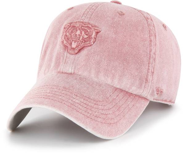 '47 Women's Chicago Bears Pink Adjustable Clean Up Hat product image