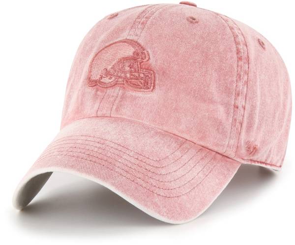 '47 Women's Cleveland Browns Pink Adjustable Clean Up Hat product image