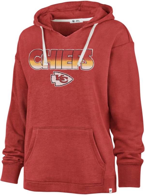 Nike Women's Kansas City Chiefs Gym Vintage Grey Pullover Hoodie