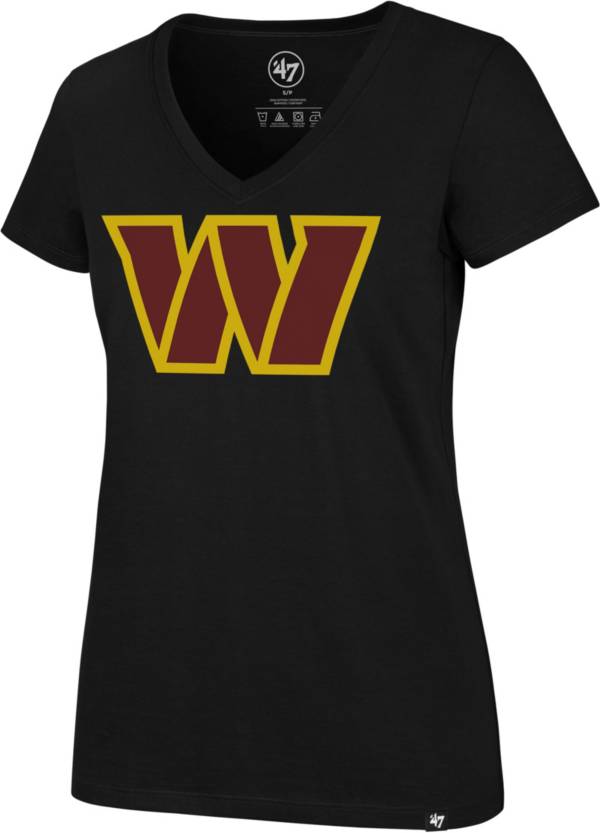 '47 Women's Washington Commanders Logo Black T-Shirt product image