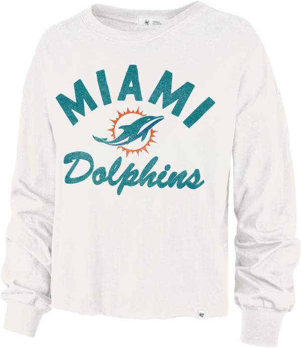 47 Brand / Men's Miami Dolphins Orange Rooted Long Sleeve T-Shirt