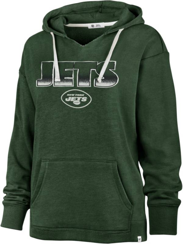 New York Jets Color Block Men's Nike NFL Pullover Hoodie.