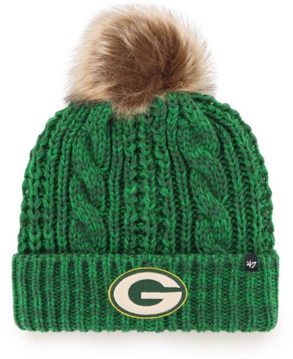 47 Women's Green Bay Packers Meeko Green Cuffed Knit Hat