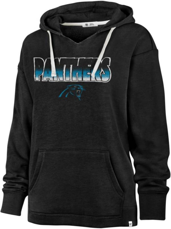 '47 Women's Carolina Panthers Color Rise Black Pullover Hoodie product image