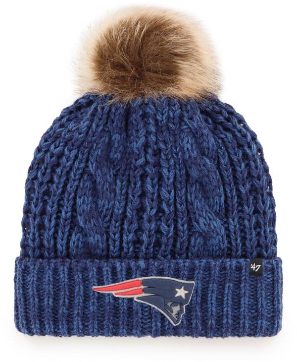 47 Women's New England Patriots Meeko Navy Cuffed Knit Beanie