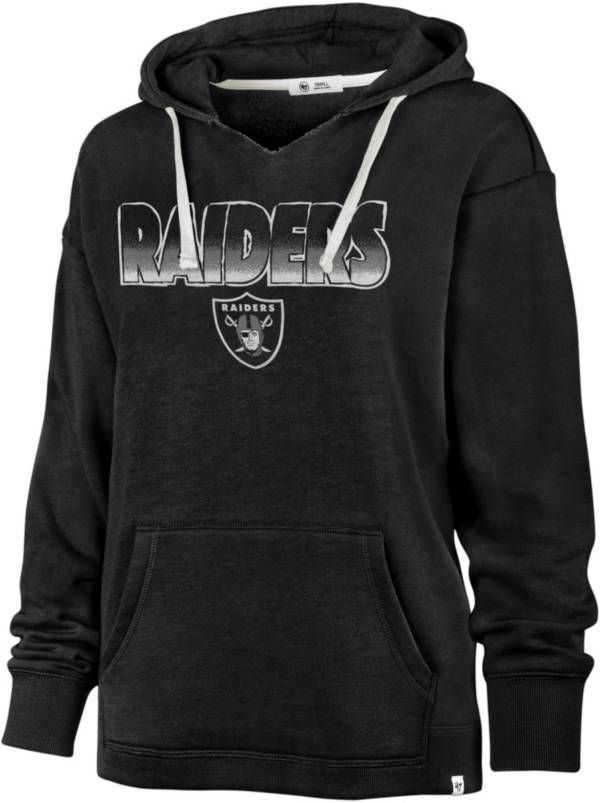 '47 Women's Las Vegas Raiders Color Rise Black Pullover Hoodie product image