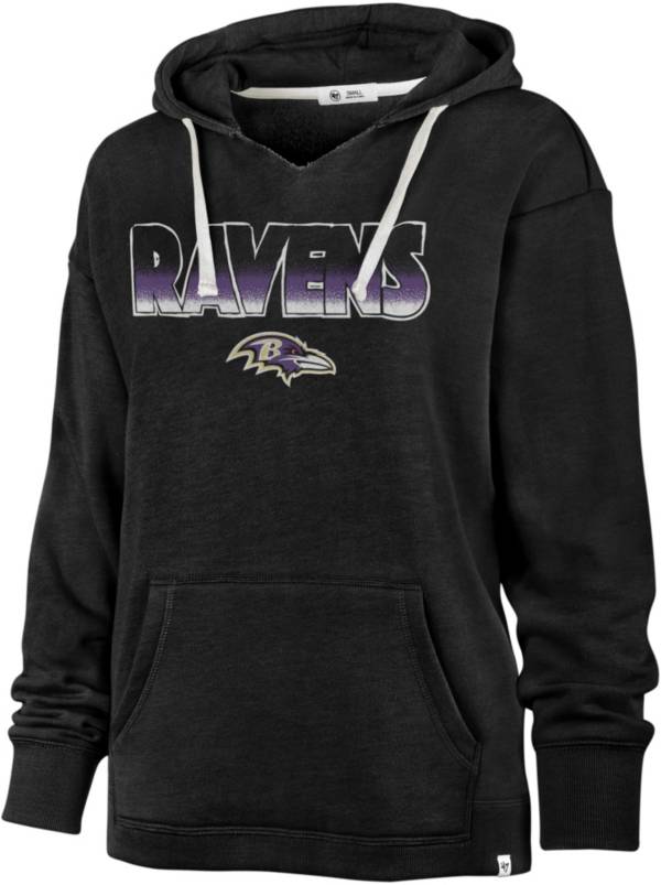 47 Women's Baltimore Ravens Color Rise Black Pullover Hoodie