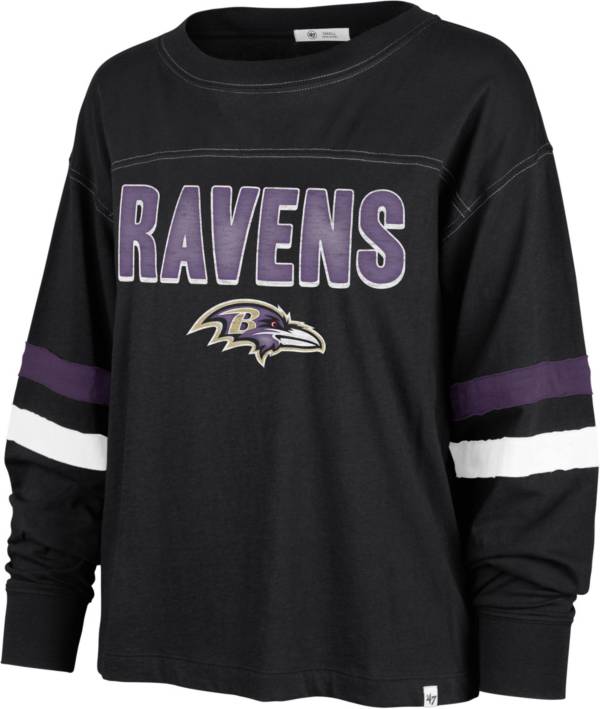 '47 Women's Baltimore Ravens Arbour Black Long Sleeve T-Shirt product image