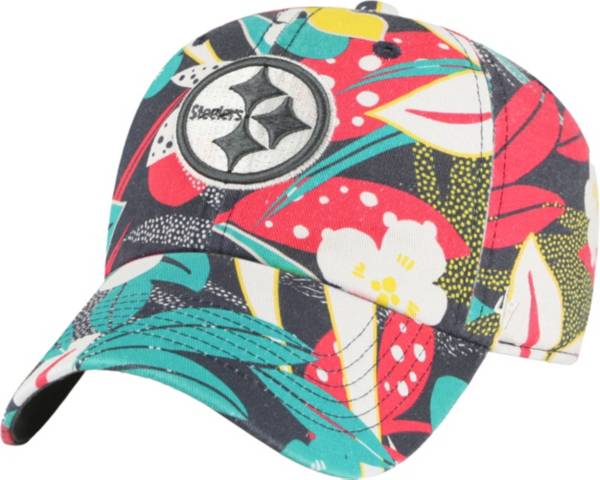 '47 Women's Pittsburgh Steelers Plumeria Chrome Adjustable Clean Up Hat product image
