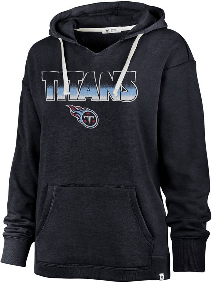47 Women's Tennessee Titans Color Rise Navy Pullover Hoodie