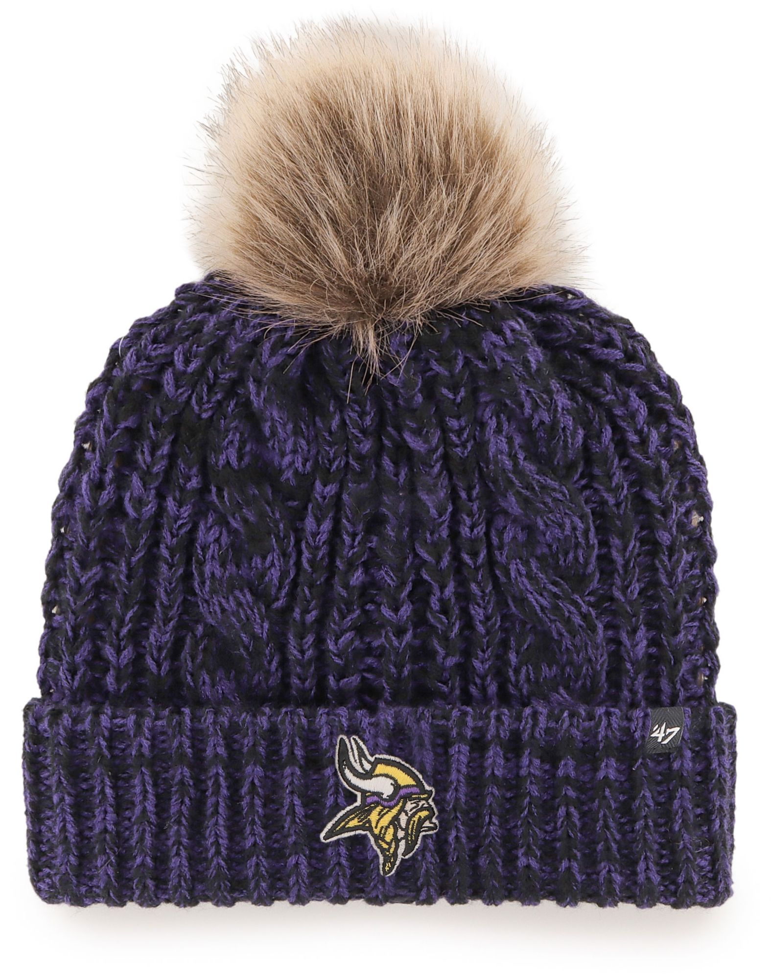 Minnesota Vikings sideline pom pom beanie