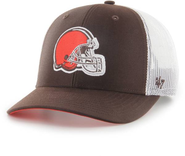 '47 Kid's Cleveland Browns Adjustable Snapback Brown Trucker Hat product image
