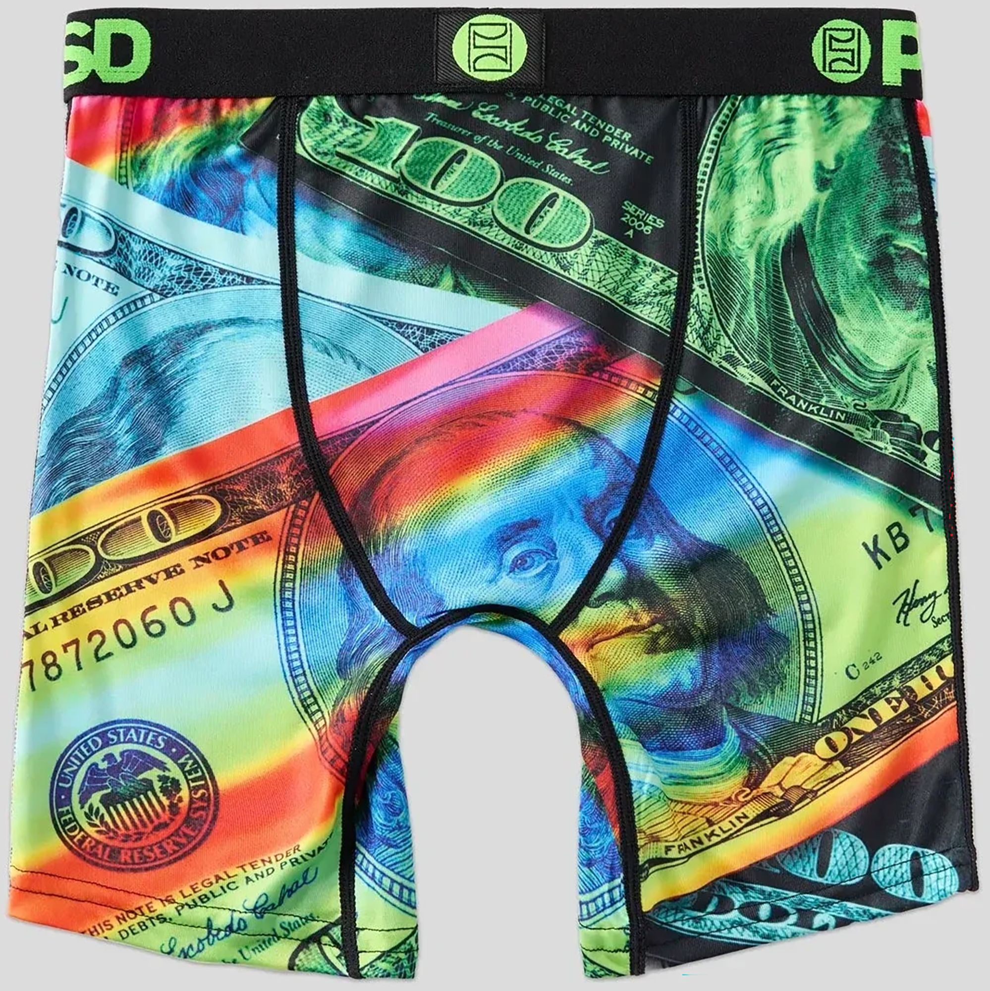 PSD Underwear Boys' Neon Funds Boxer Briefs product image