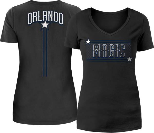 5th & Ocean Women's 2022-23 City Edition Orlando Magic Black V-Neck T-Shirt product image