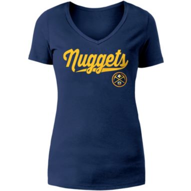 sorry, 5th & Ocean Women's Denver Nuggets Navy Logo T-Shirt is currently out of stock