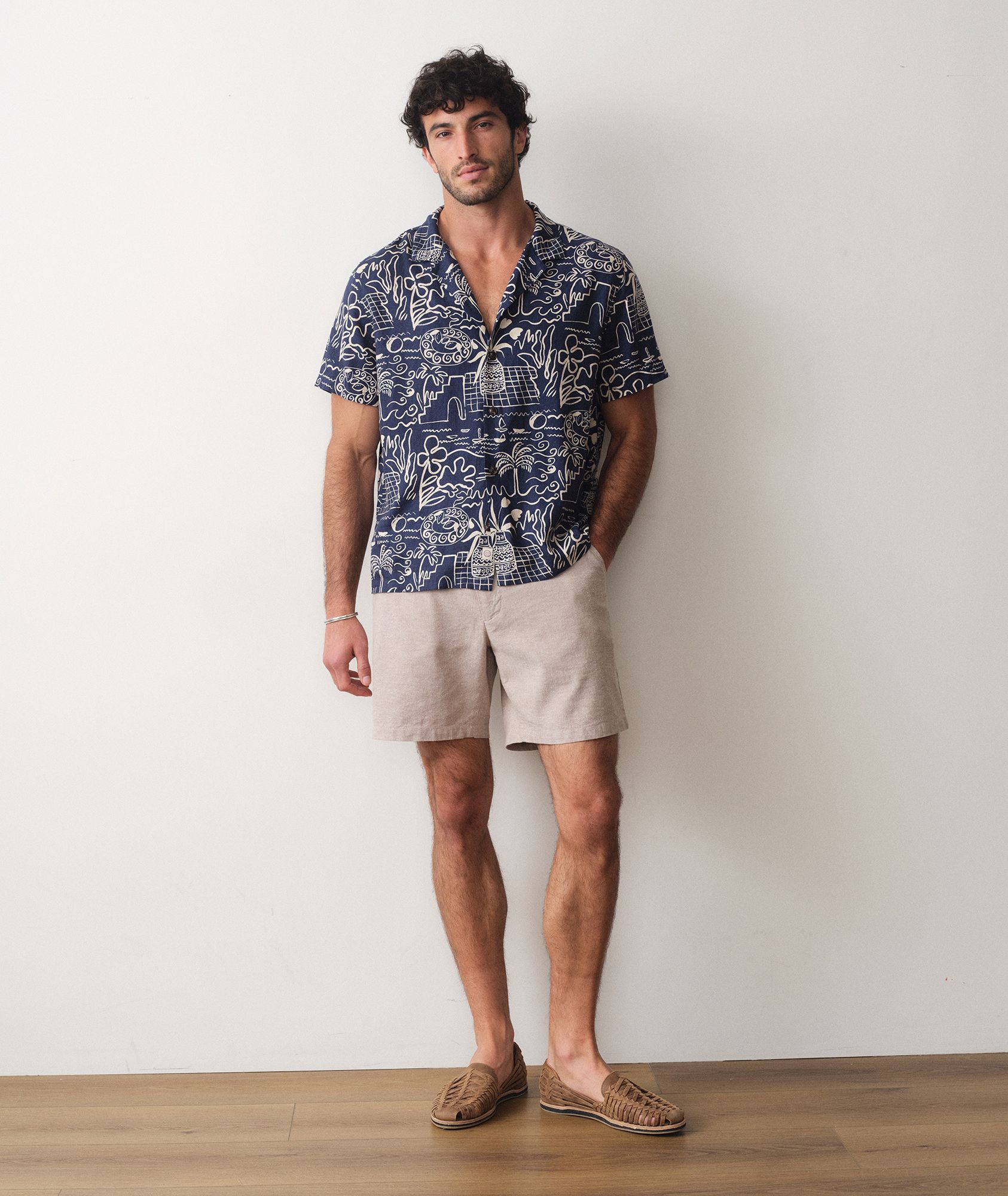 Marine Layer Men's Tencel Linen Resort Short Sleeve Shirt product image