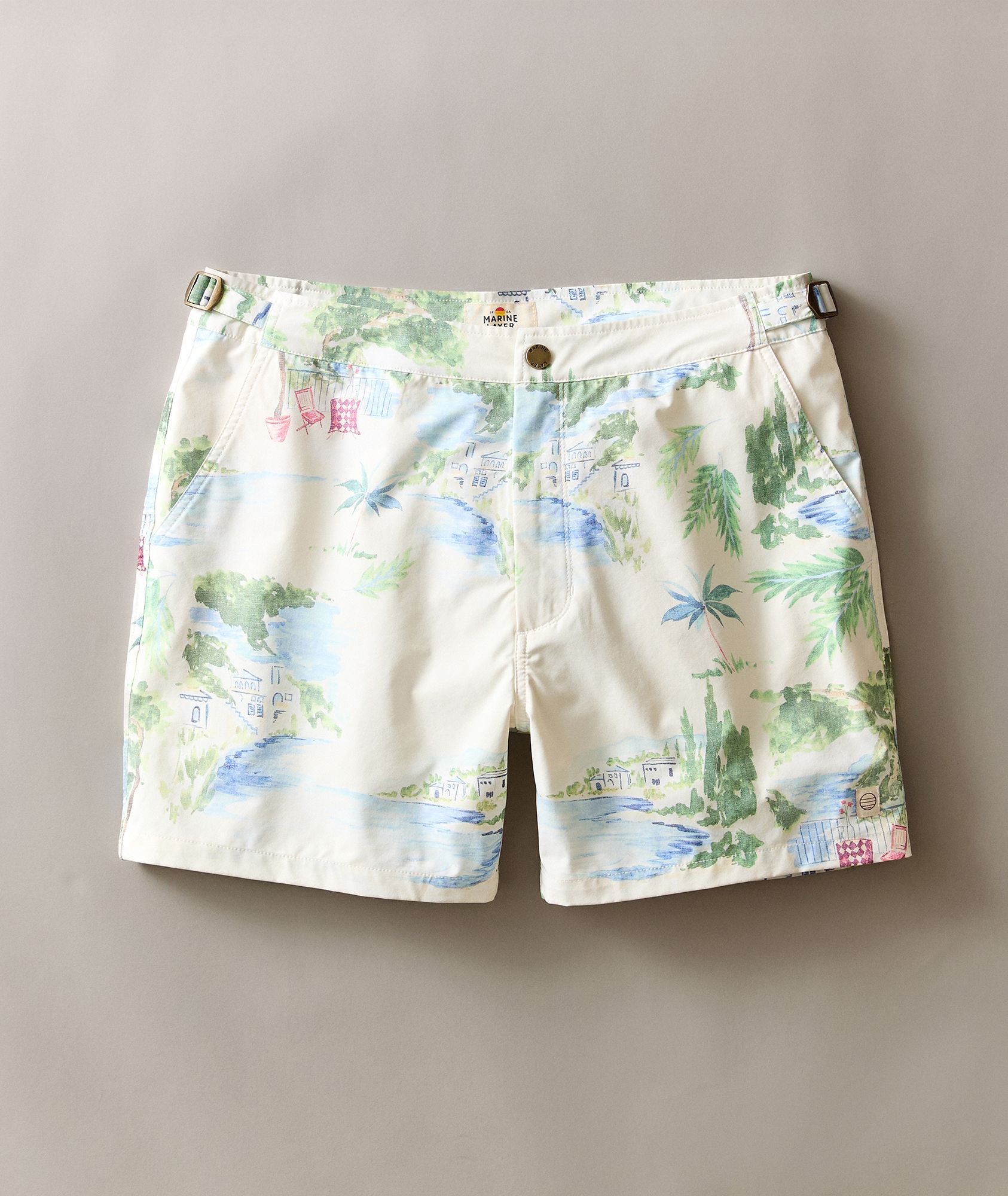 Marine Layer Men's Tailored Vintage 5" Swim Trunks product image
