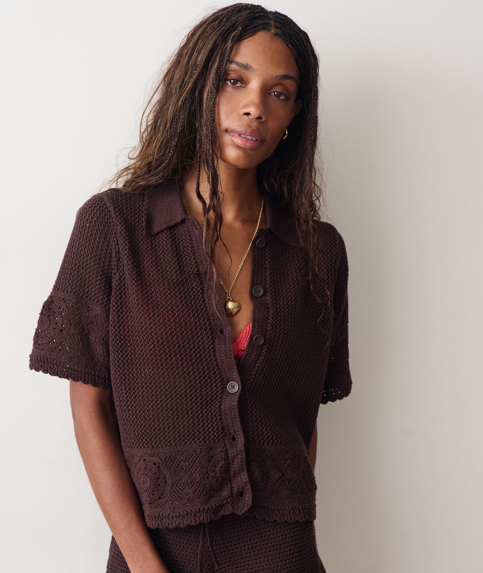 Marine Layer Women's Celita Crochet Top product image