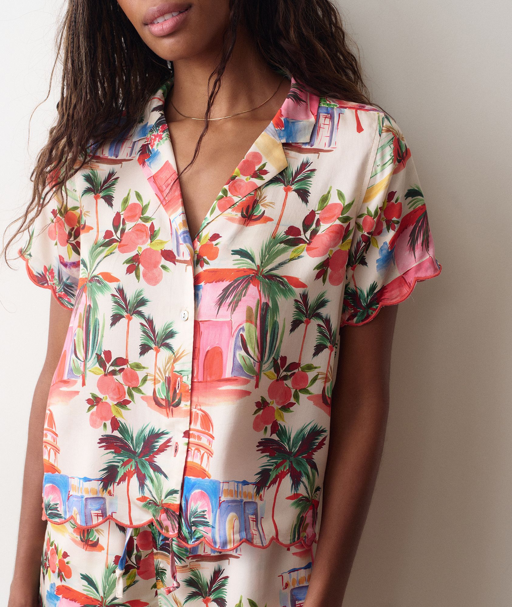 Marine Layer Women's Short Sleeve Button Down Shirt product image