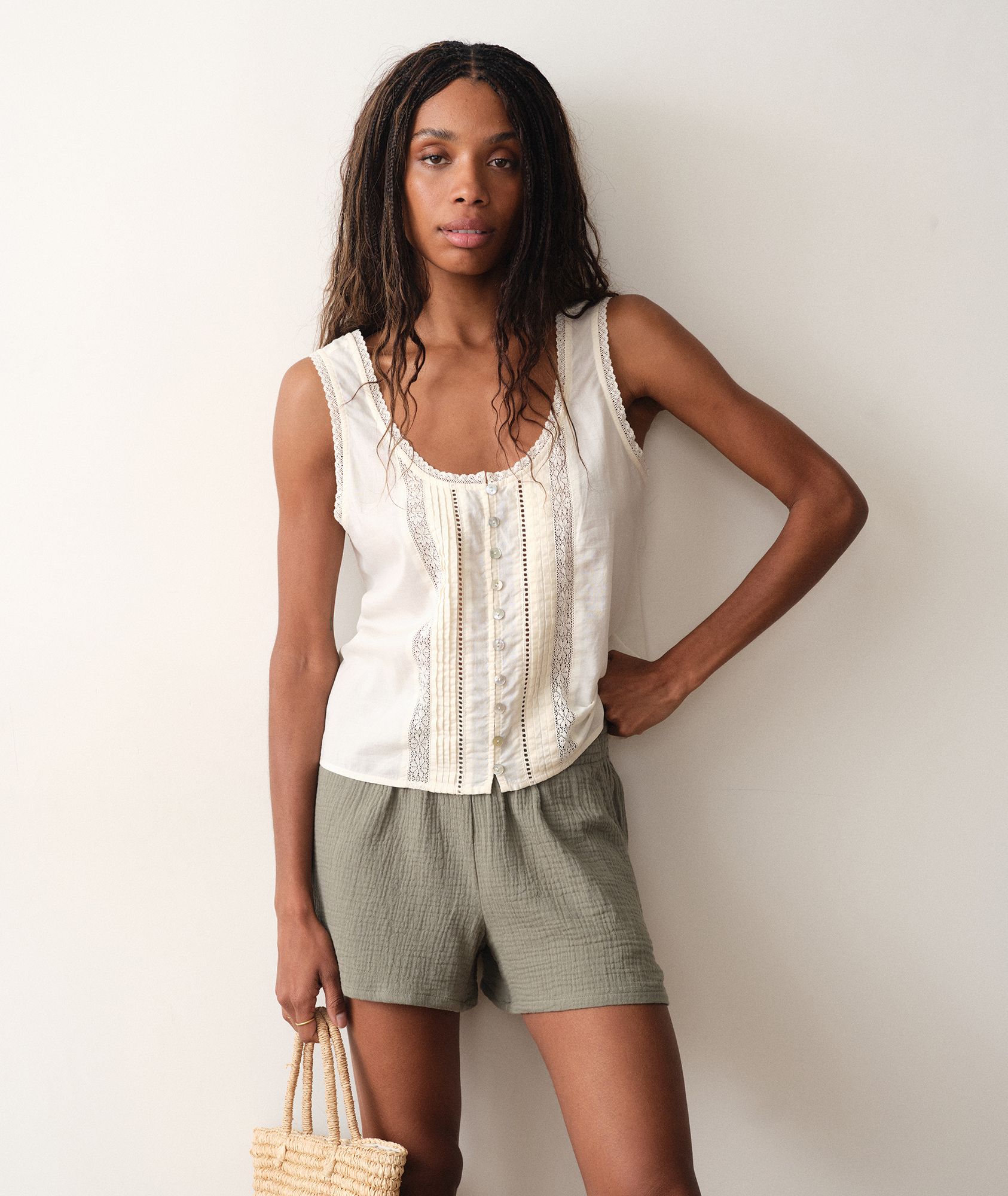 Marine Layer Women's Isla Double Cloth Short product image