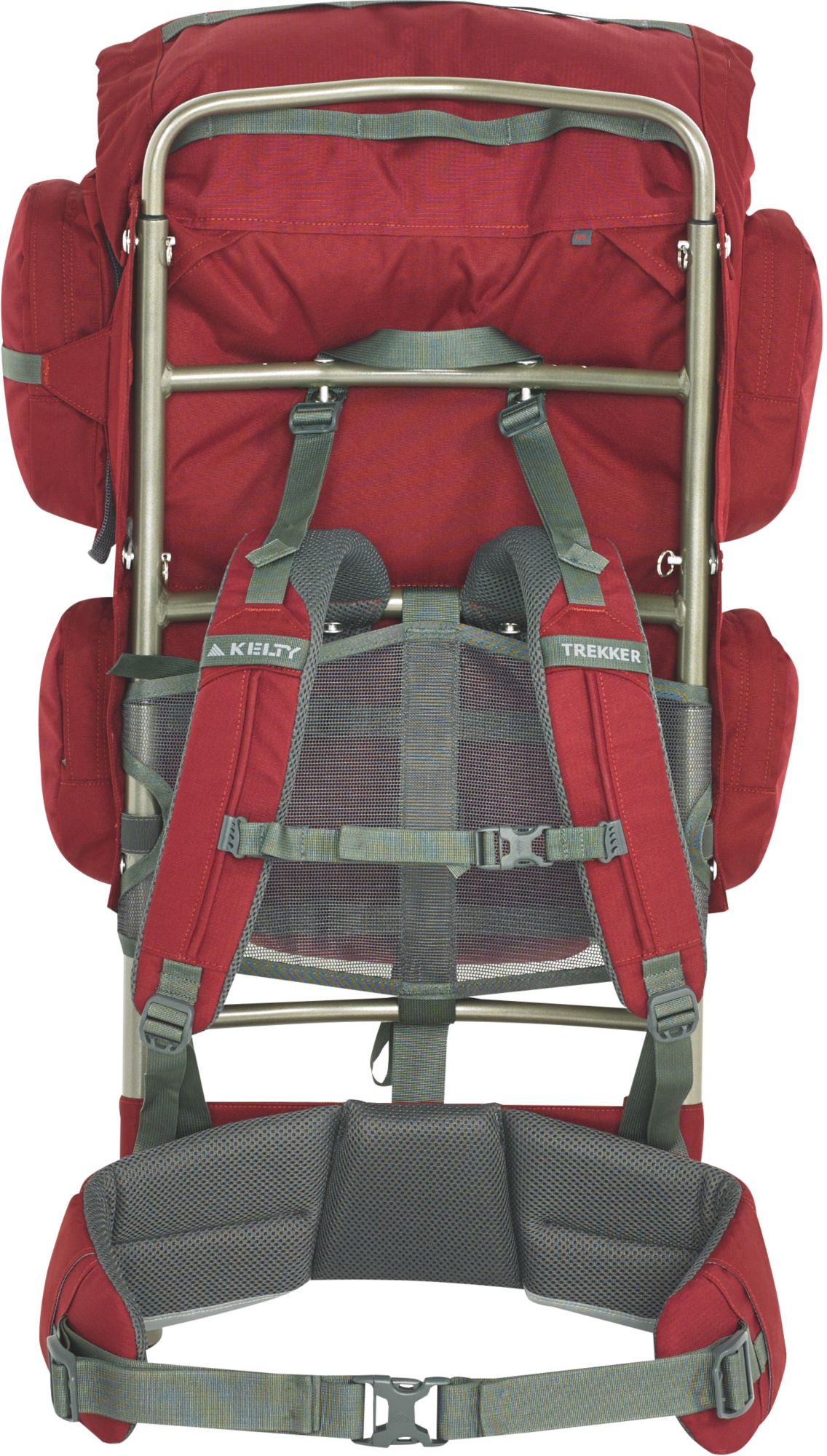 kelty aluminum frame pack Trekker 65L External Pack, Garnet Red Its hydration compatible Do these old Kelty external