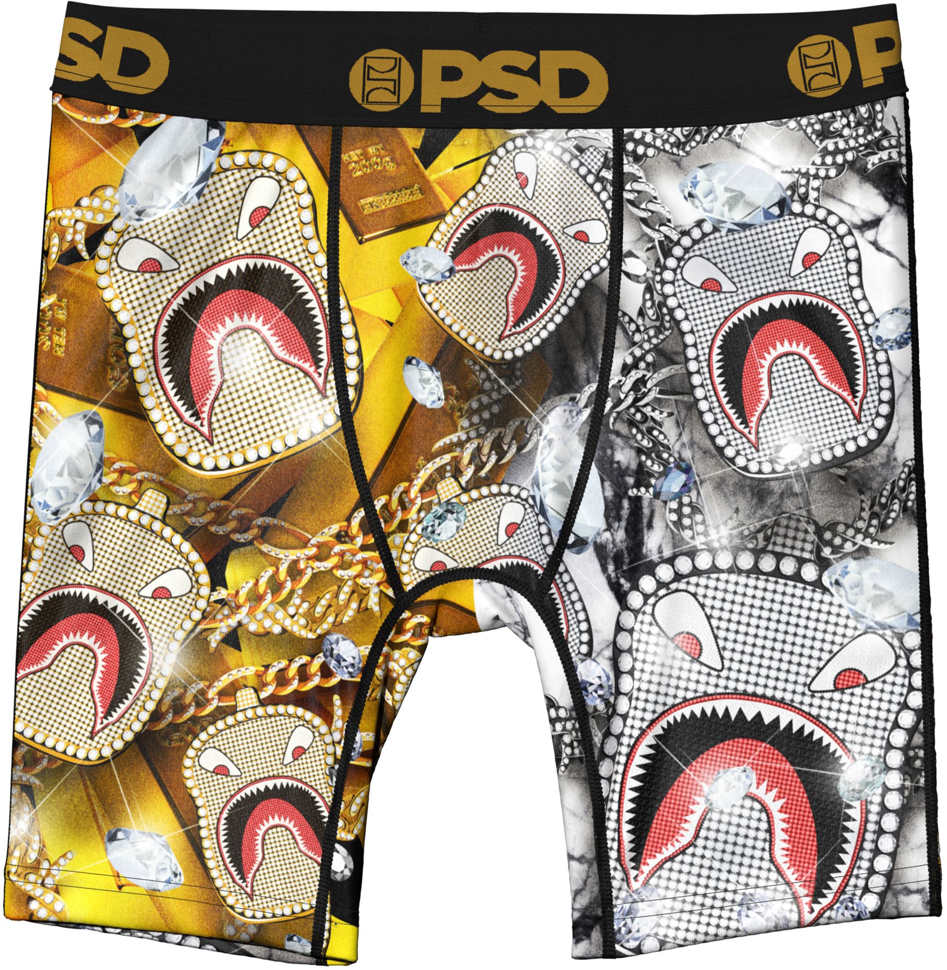 PSD Underwear Boys' Luxe Print Boxer Briefs - 3 Pack product image