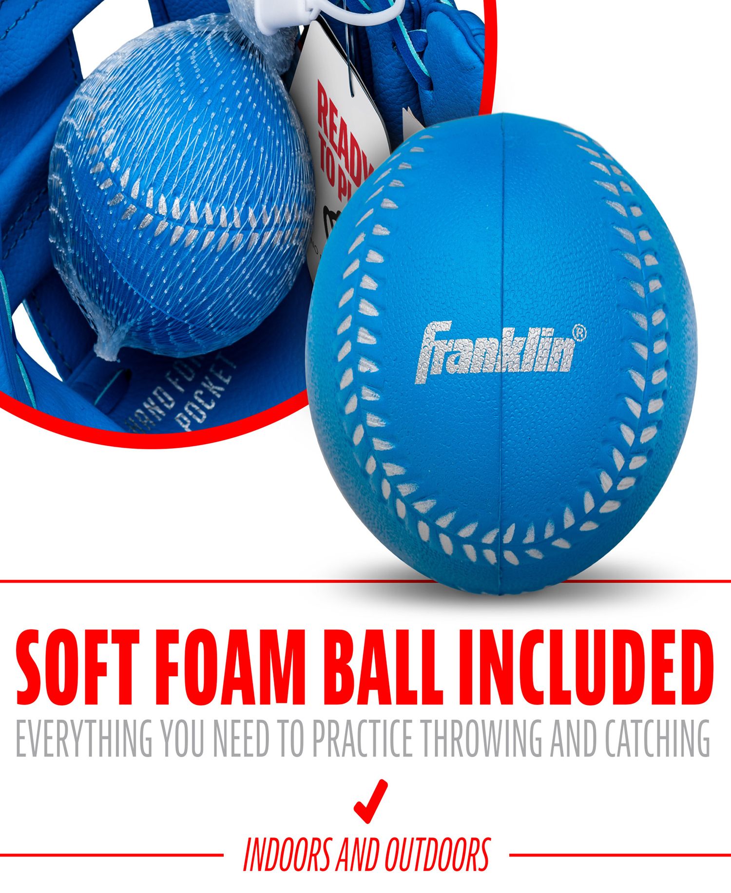 Franklin 9.5” RTP Pro Series Teeball Glove and Ball Set product image