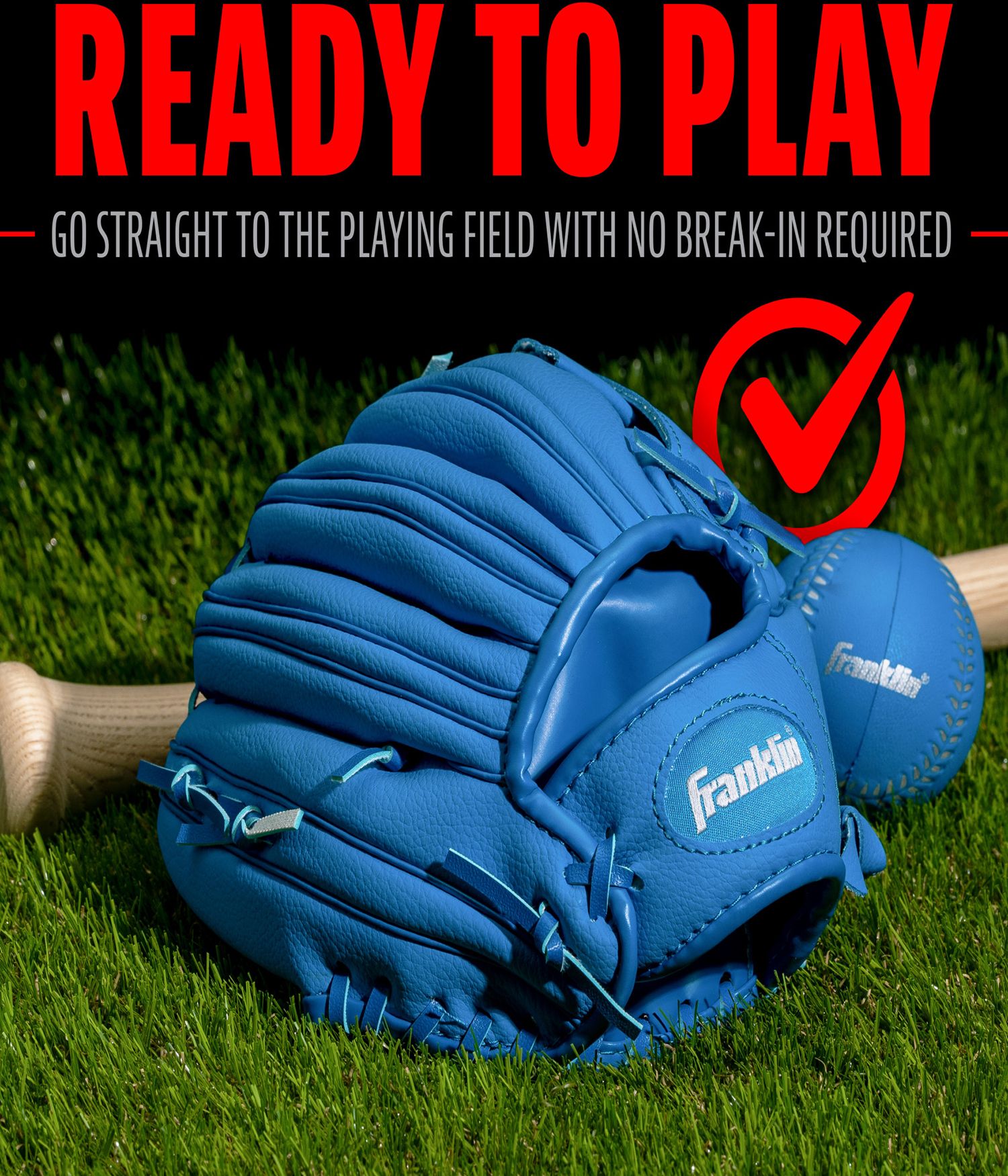 Franklin 9.5” RTP Pro Series Teeball Glove and Ball Set product image