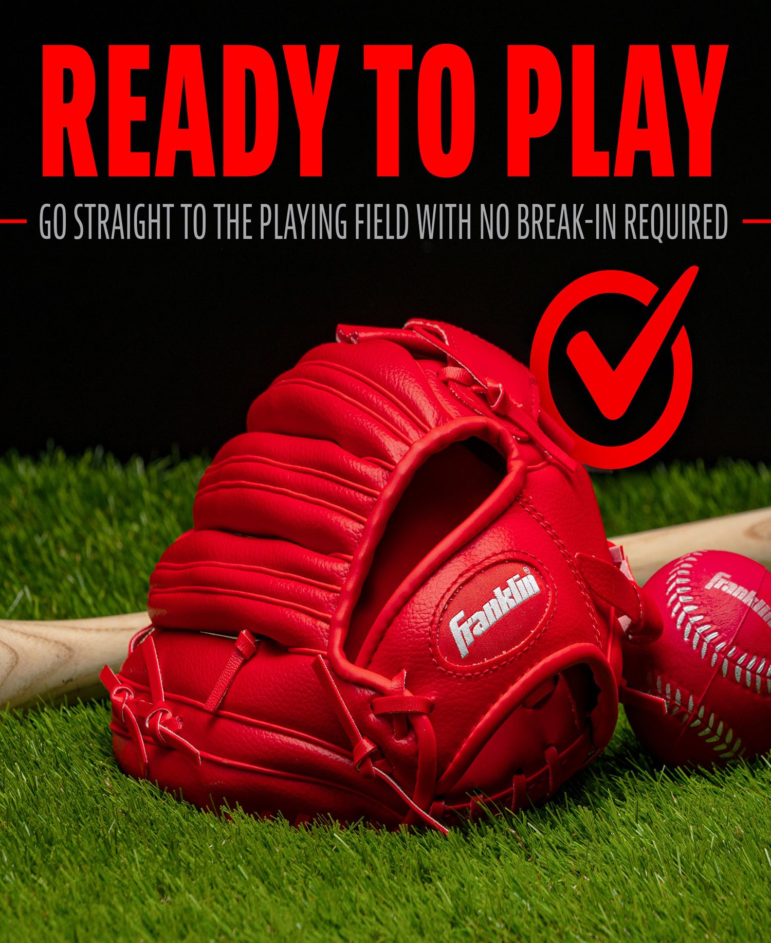 Franklin 9.5” RTP Pro Series Teeball Glove and Ball Set product image