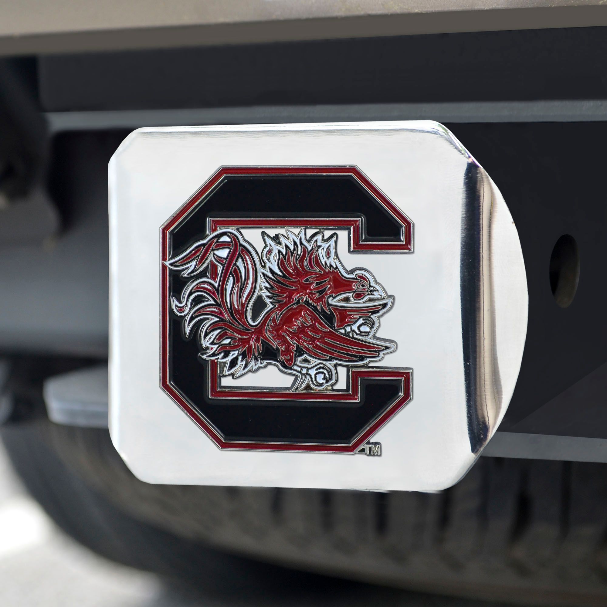 FANMATS South Carolina Gamecocks Chrome Hitch Cover product image
