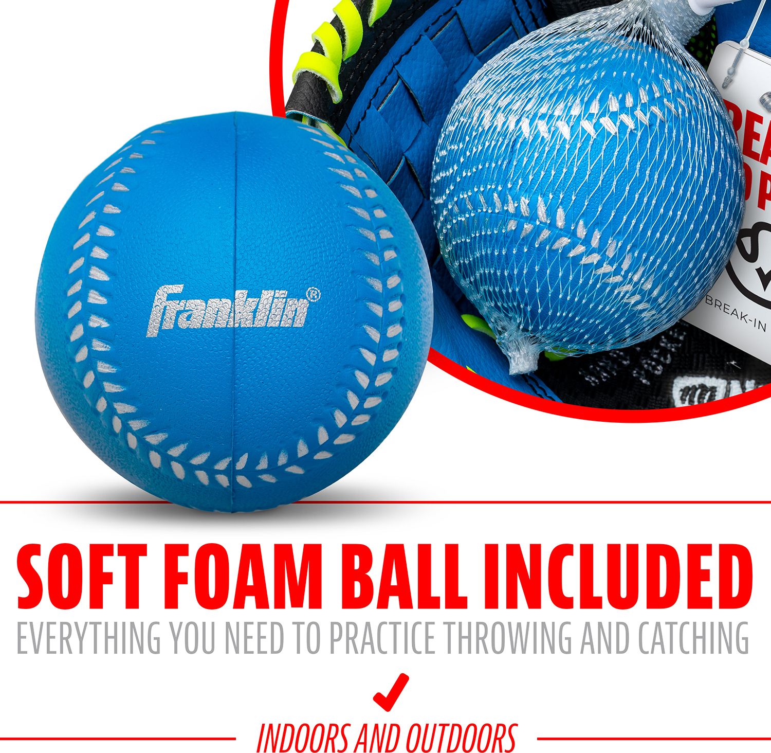 Franklin 9” Toddler Neo-Grip Series Glove w/ Ball product image