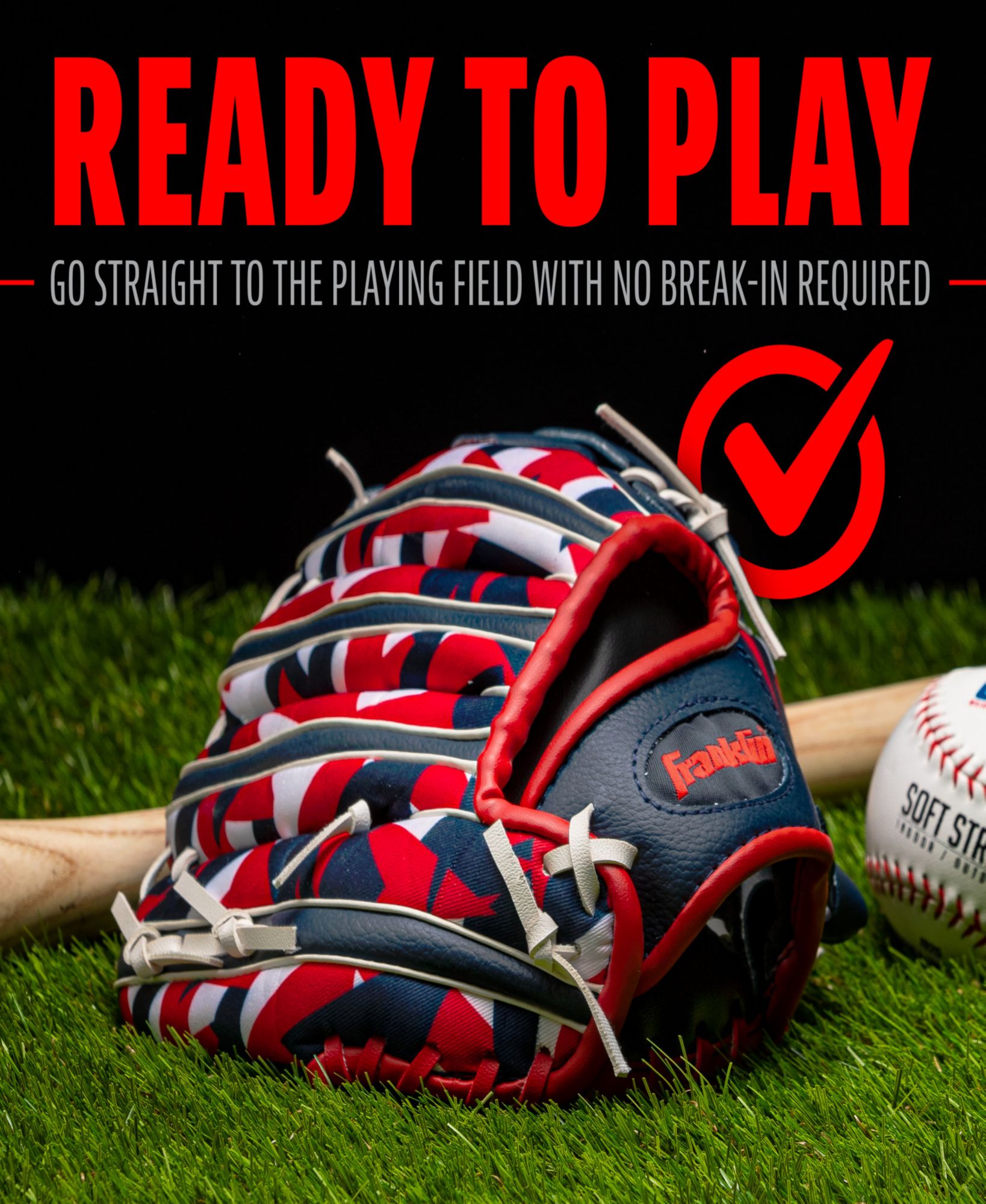 Franklin 9.5” RTP Pro Series Teeball Glove and Ball Set product image