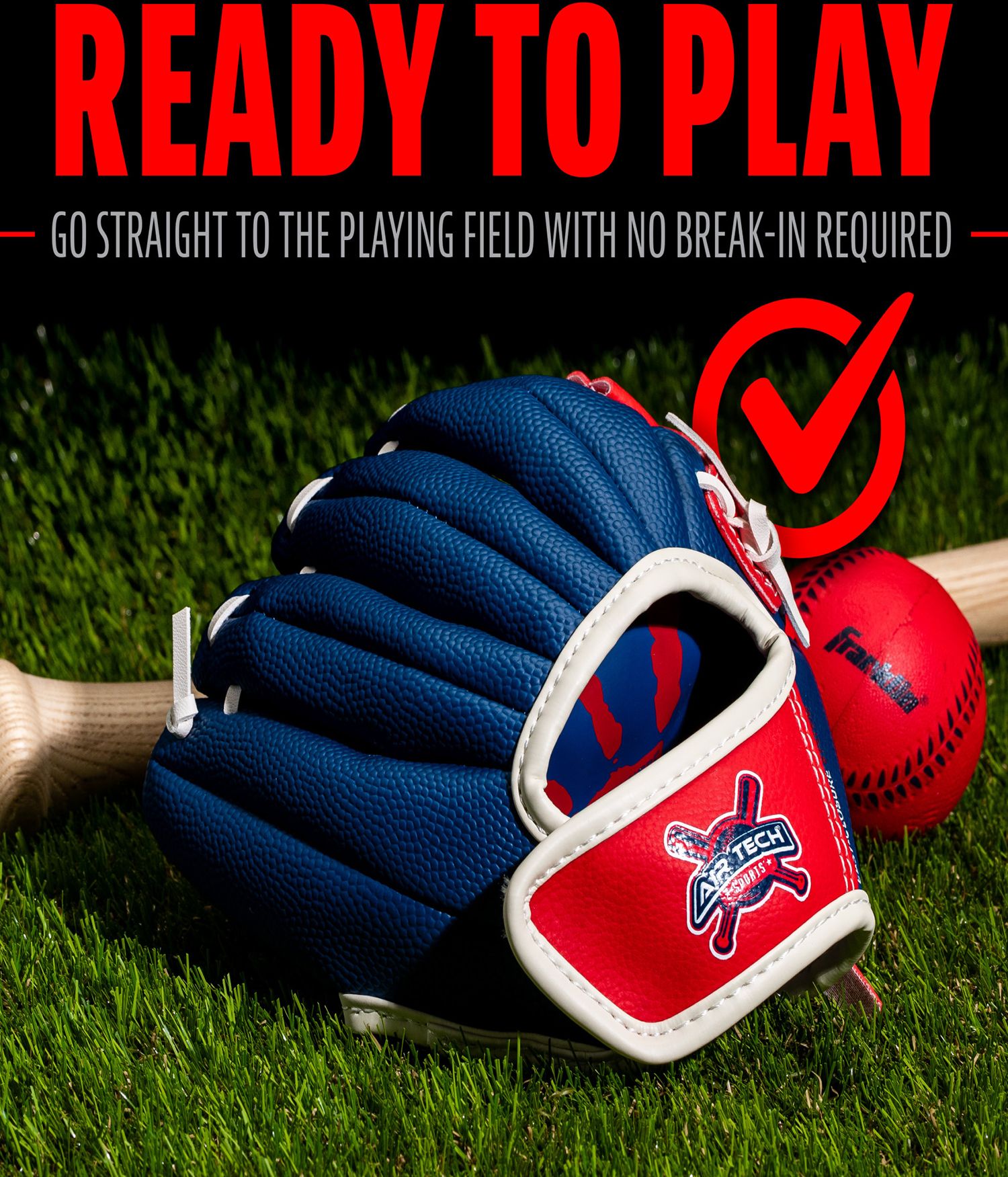 Franklin 8.5” Air Tech Adapt Series Teeball Glove and Ball Set product image