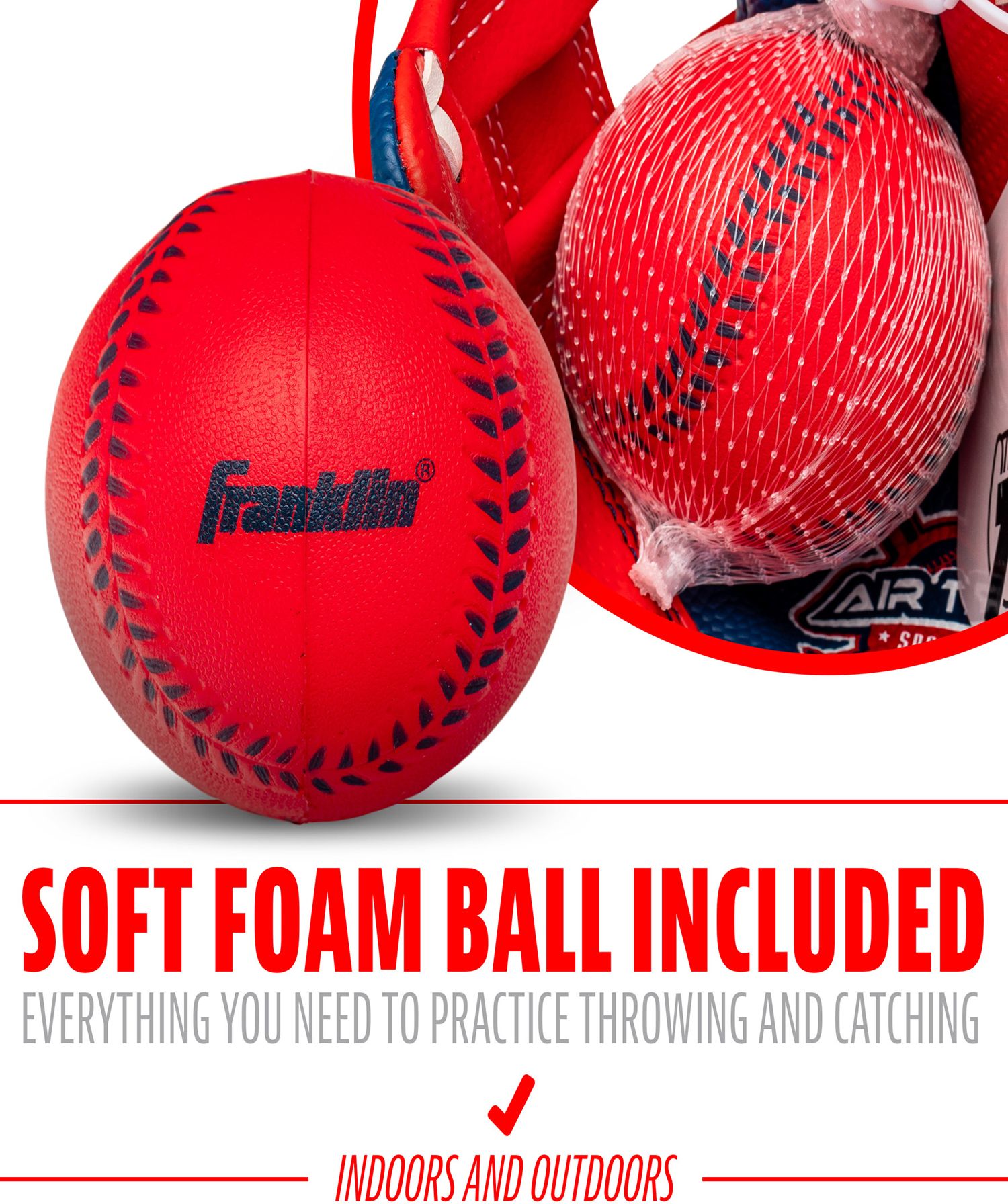 Franklin 8.5” Air Tech Adapt Series Teeball Glove and Ball Set product image