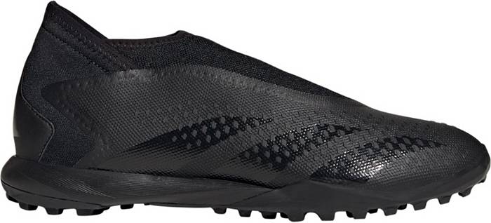Adidas Predator Accuracy.3 Laceless FG - Black/Black/White - Size 8