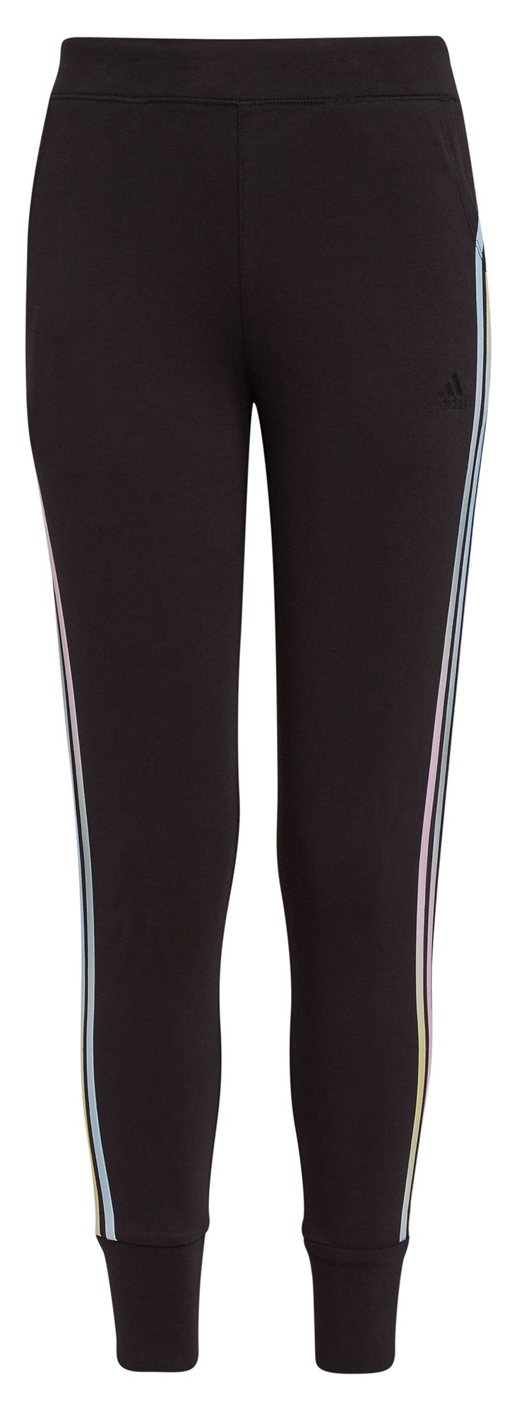 adidas Girls' 3-Stripes Cotton Joggers product image