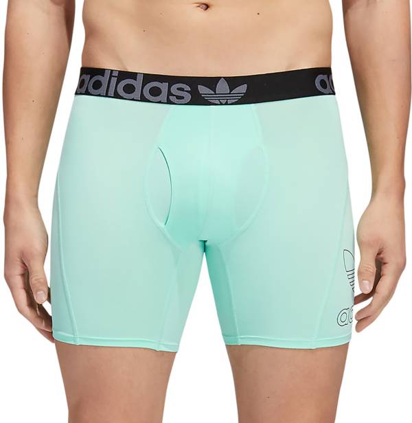 adidas Men's Athletic Stretch Cotton Boxer Brief Underwear (2 Pack