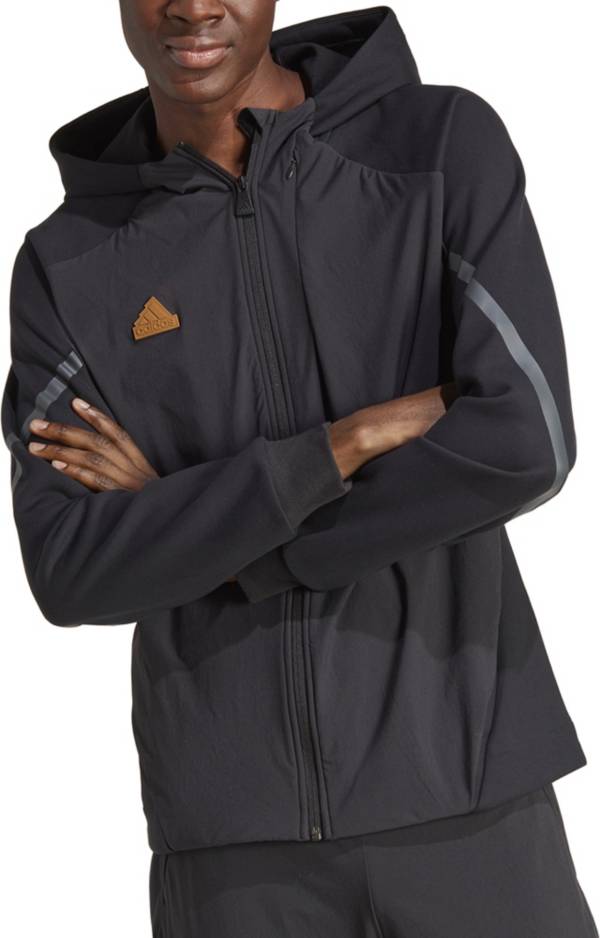 Adidas track sale top hoodie