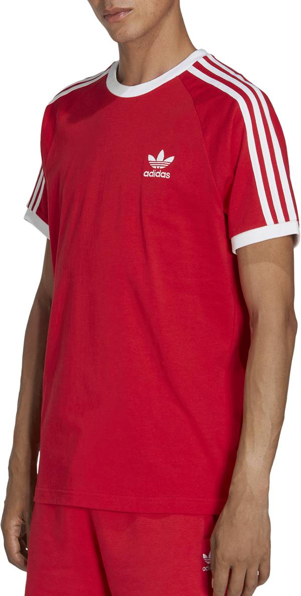 Adidas 3 stripes hot sale tshirt