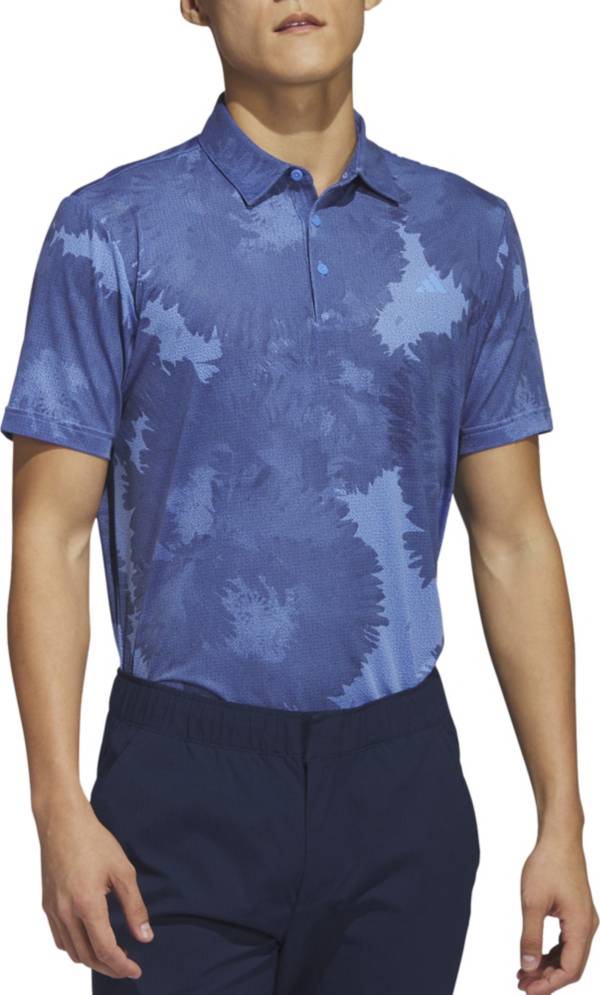 adidas Men's Performance Flower Mesh Golf Polo Shirt product image