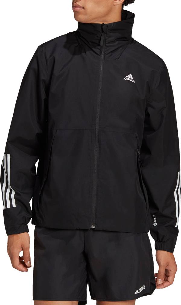 dos semanas válvula apoyo Adidas Men's Basic 3-Stripes Rain.RDY Jacket | Dick's Sporting Goods