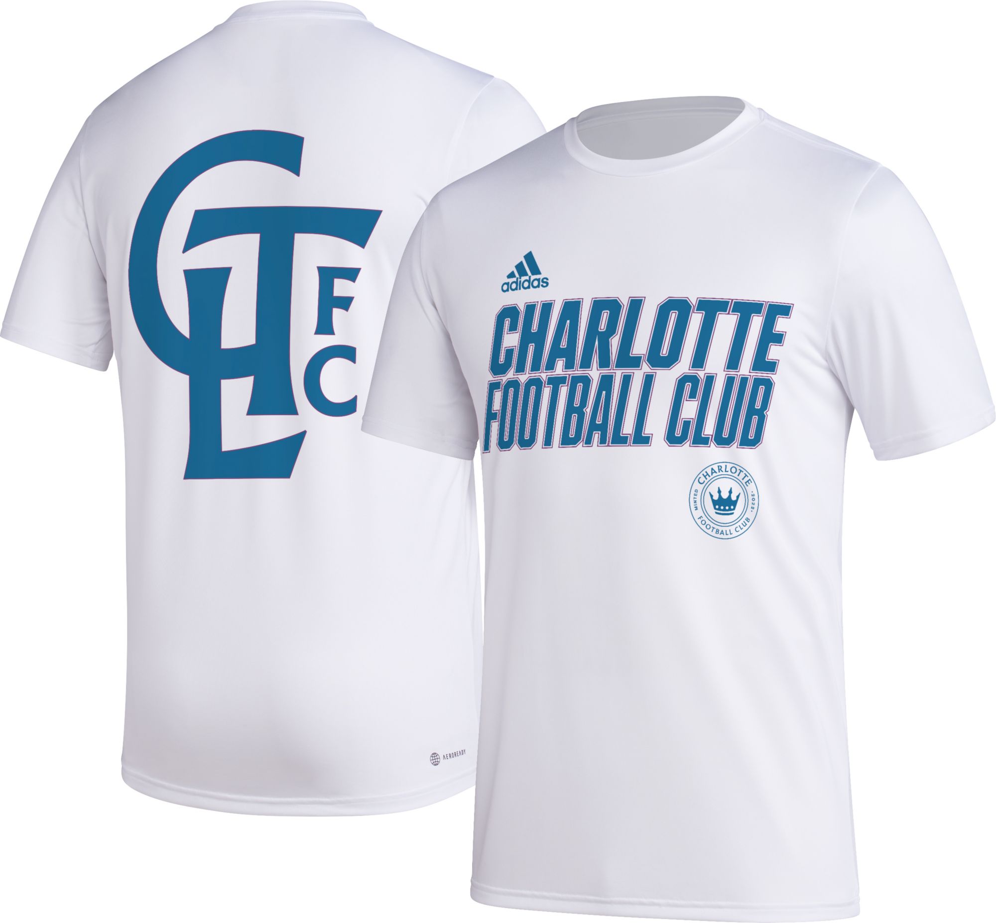 adidas Charlotte FC 2023 Jersey Hook White T-Shirt product image