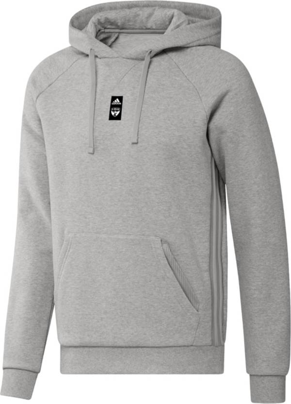 adidas FC Dallas '22 Grey Travel Pullover Hoodie product image