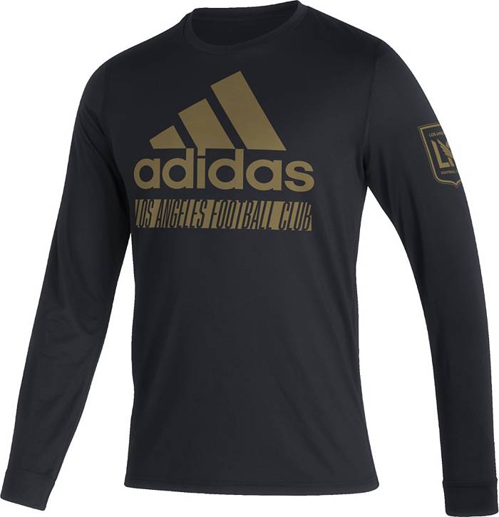 Adidas Los Angeles FC '22 Black Badge of Sport Vintage T-Shirt, Men's, Medium