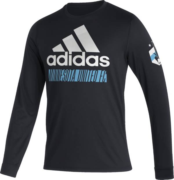 adidas Minnesota United FC '22 Black Badge of Sport Vintage T-Shirt product image