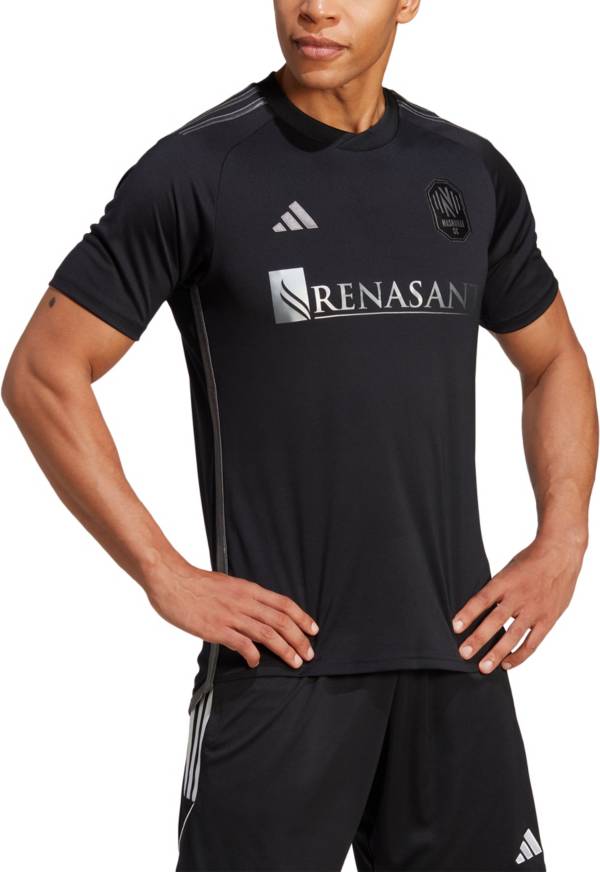 adidas Nashville SC 23/24 Away Authentic Jersey - Black, Men's Soccer