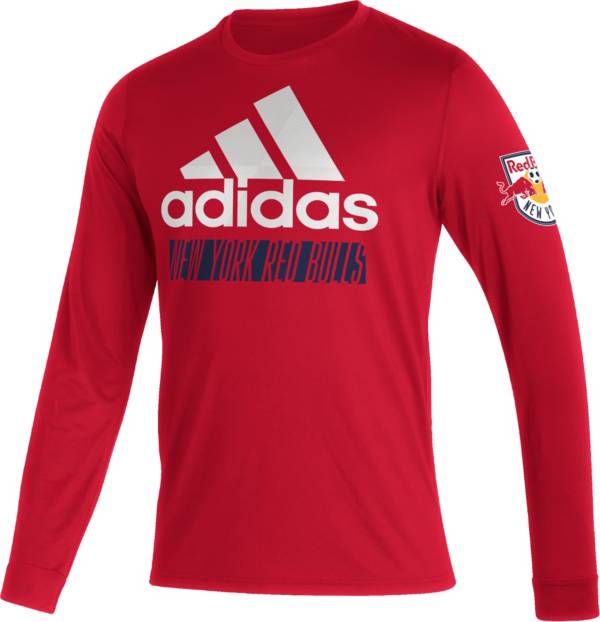 adidas New York Red Bulls '22 Red Badge of Sport Vintage T-Shirt product image