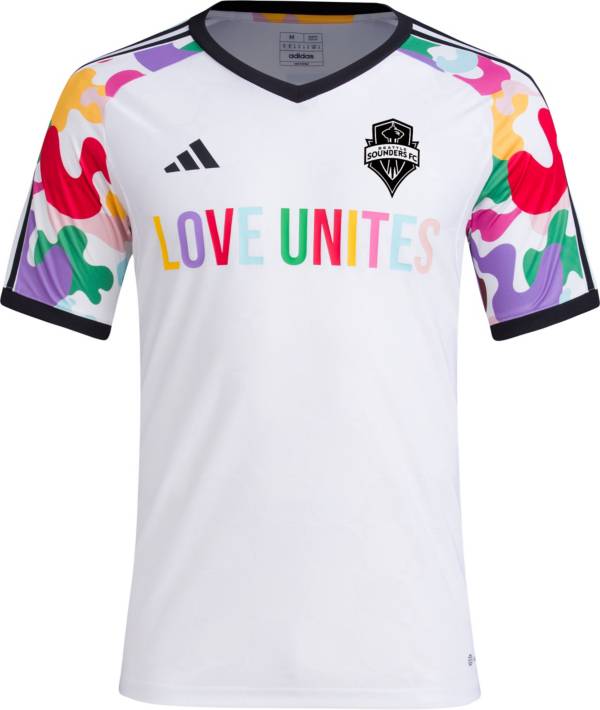 adidas Seattle Sounders 2023 Pride Prematch Jersey product image